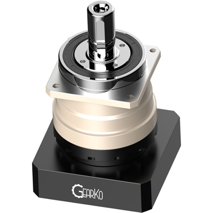 TF series planetary Gearbox, size 140, ratio 3-10:1, standard backlash 5 arc mins or less. Keyed outpur Shaft.