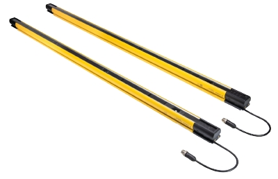 Wieland Safety Light Grid STANDARD MUTING Transmitter + Receiver, 4 beams, ranges up to 70 m, Height 1200 mm