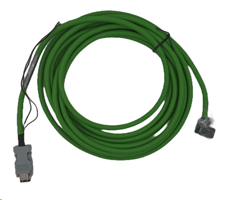 3m Motor Encoder cable. rear motor direction. PVC shielded. flexible. oil resistant. CE certified. UL recognized. suitable for MS1H1/MS1H4 Motors 0.1Kw-1.0Kw (017334C0)
