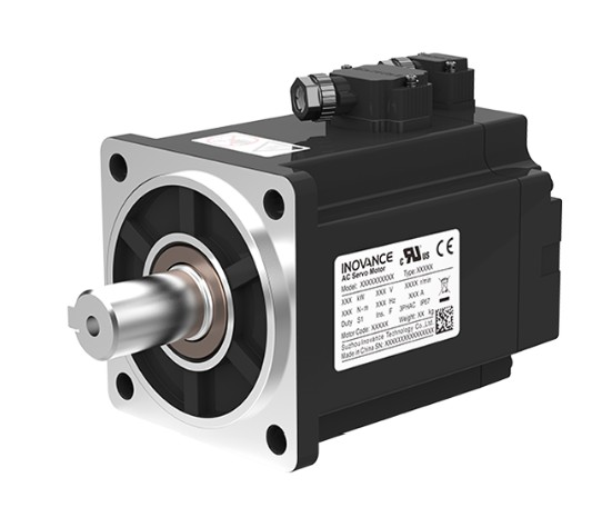 Inovance servo motor. 750w.  Frame 80mm.Medium Inertia. Un=230V. In=4.8A. Pn=750W. Mn=2.39Nm. Nn=3000rpm. 23Bit multiturn encoder. IP65 (shaft IP54). Mini-connector. keyed shaft. oil seal. with brake