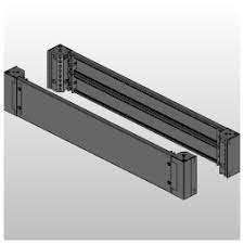 VX Base/plinth corner piece with base/p front and rear H200 mm for W1200 mm sheet steel