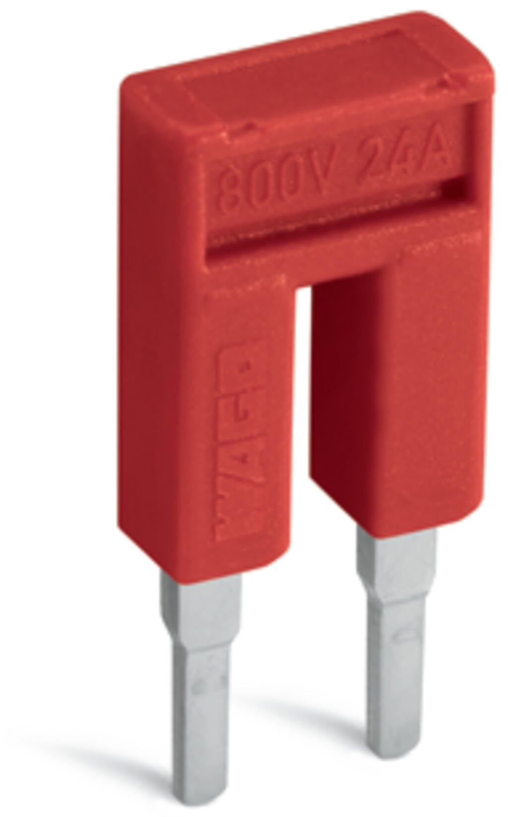 WAGO Push-In Type Jumper Bar Insulated 2-Way Red
