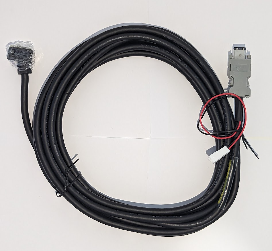 10m Motor Encoder cable. forward motor direction. PVC shielded. flexible. oil resistant. CE certified. UL recognized. suitable for MS1H1/MS1H4 Motors 0.1Kw-1.0Kw