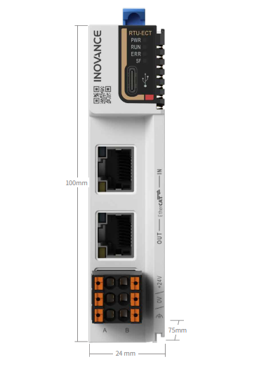 EtherCAT (auto scan) communication module. RJ45 LAN port (01440286)