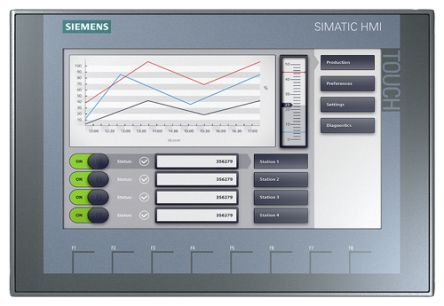 SIMATIC HMI. KTP900 Basic. Basic Panel. Key/touch operation. 9 TFT display. 65536 colors. PROFINET interface. configurable from WinCC Basic V13/ STEP 7 Basic V13. contains open-source software. which is provided free of charge see enclosed CD