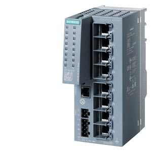 SCALANCE XC208G managed Layer 2 IE switch IEC 62443-4-2 certified 8x 10/100/1000 Mbps; RJ45 ports