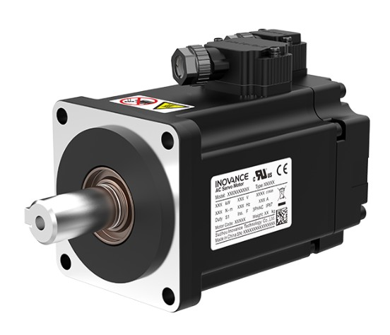 Inovance servo motor. 400w.  Frame 60mm. Medium Inertia. Un=230V. In=2.8A. Pn=400W. Mn=1.27Nm. Nn=3000rpm. 23Bit multiturn encoder. IP65 (shaft IP54). Mini-connector. keyed shaft. oil seal. without brake
