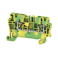 Weidmuller ZPE 2.5 PE terminal Tension-clamp connection 2.5 mm² Green/yellow