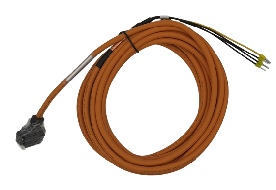 3m Motor Power cable (Orange). forward motor direction suitable for MS1H1/MS1H4 Motors 0.1Kw-1.0Kw (017420C0)