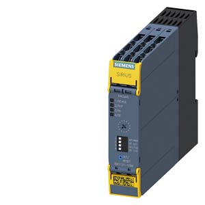 SIRIUS SAFETY RELAY BASIC UNIT ADVANCED SERIES WITH TIME DELAY 0.5-30S RELAY ENABLING CIRCUITS 2 INSTANTANEOUS NO CONTACTS 2 DELAYED NO CONTACTS US = 24 V DC SCREW TERMINAL