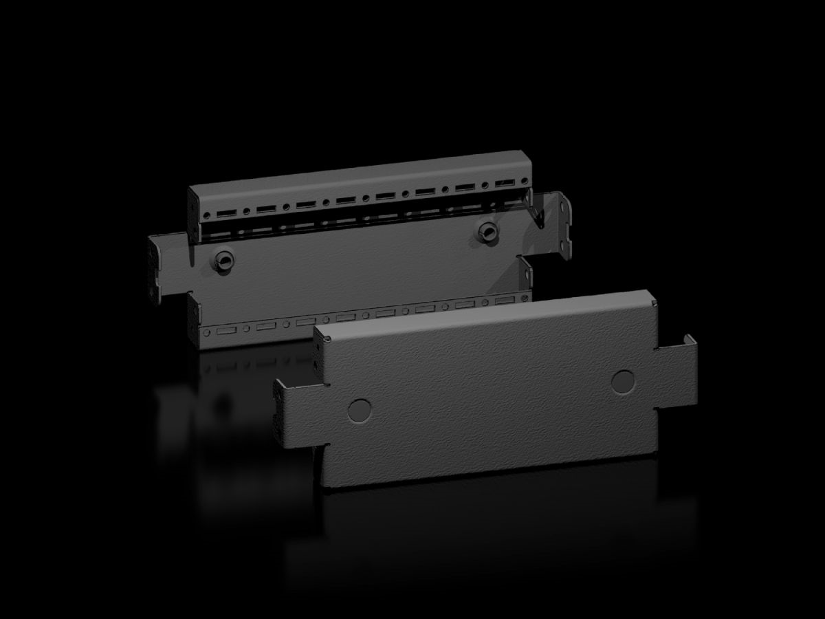 VX Base/plinth panel side H100mm for D400 mm 2 pcs