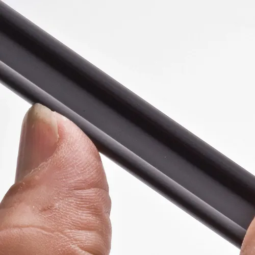Channel 12.5mm x 1m Black PVC 10x1mtr 