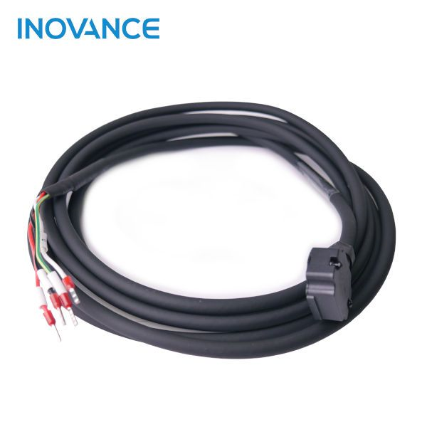 5m Power Cable With Brake, MS1H1 and MS1H4 servo motors = 1kW, with pluggable lugs rear facing
