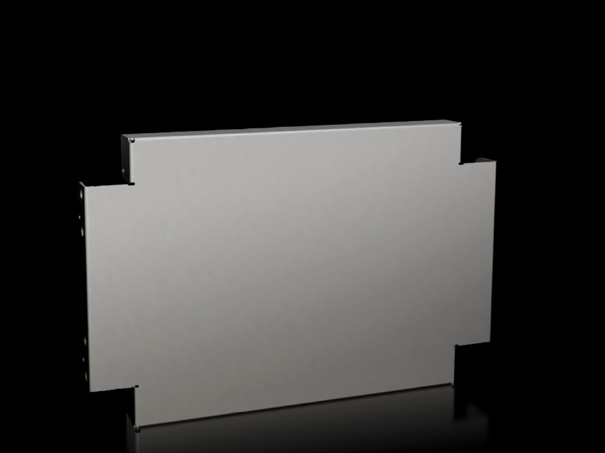 VX Base/plinth trim panel side H200 mm for D400 mm stainless steeL
