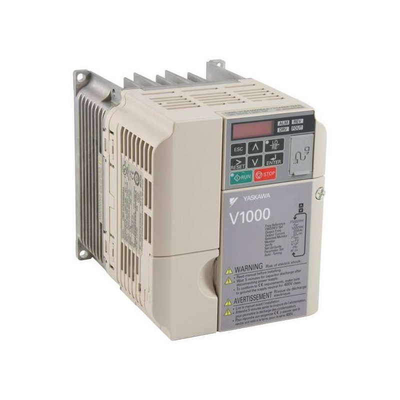 Inverter V1000  200V 1PH  ND: 9.6 A / 2.2 kW  HD: 8.0 A / 1.5 kW  IP20