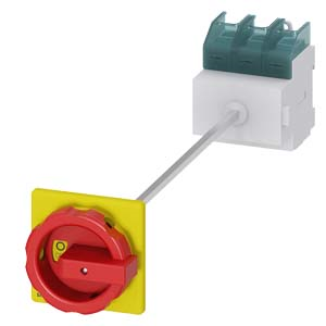 ESTOP SWITCH 3P R/Y ROT 125A DINRL BASE