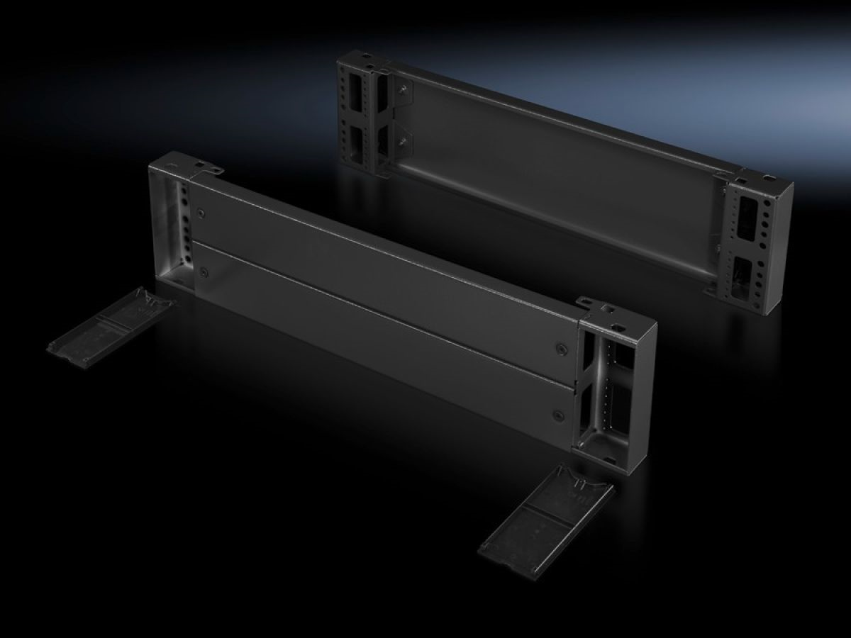 VX Base/plinth Corners & Trim panel Front/Rear H200mm for W1800mm sheet steel RAL 9005